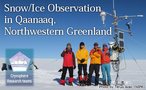 Snow/Ice Observation in Qaanaaq, Northwestern Greenland