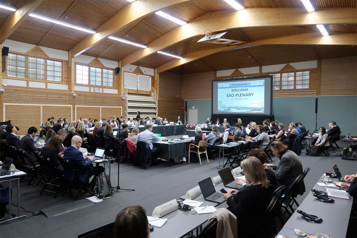 Senior Arctic Offi cials meeting at the Arctic Council