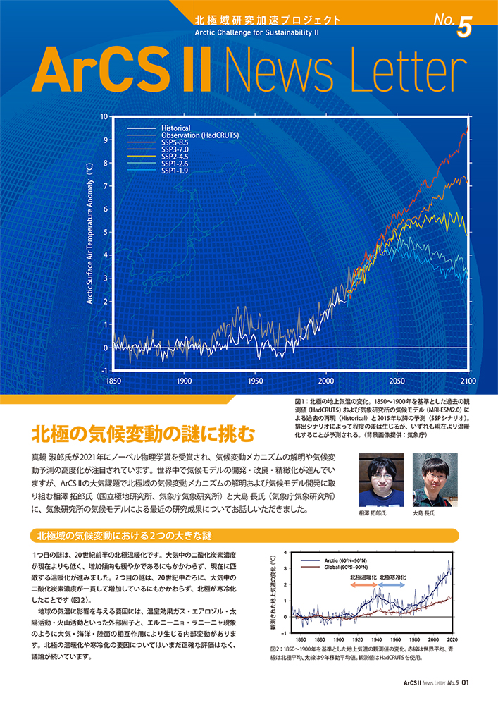 ArCS IIニュースレターNo.5表紙