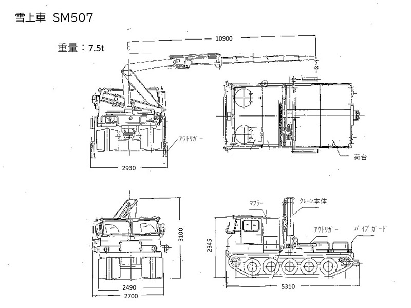 南極地域観測用物品（雪上車）の譲渡について【募集】│トピックス