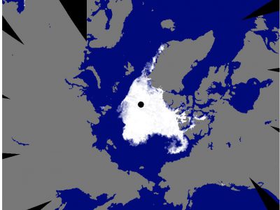 2020年8月31日海氷分布図